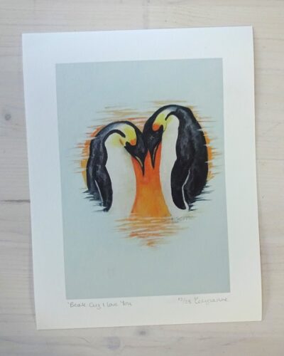 beak cuz I love you limited edition print