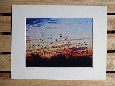 Coming home print