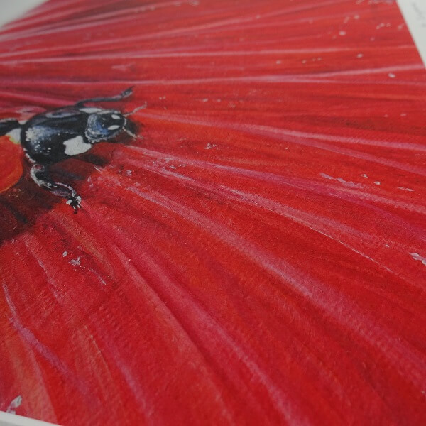 Lady in Red - 8" x 10" Limited Edition Lady Bird Print - Image 4