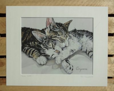 Luna and Nala print