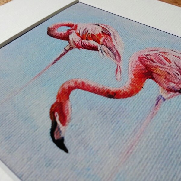 Pink Candy - 5" x 7" Flamingo Limited Edition Print - Image 4
