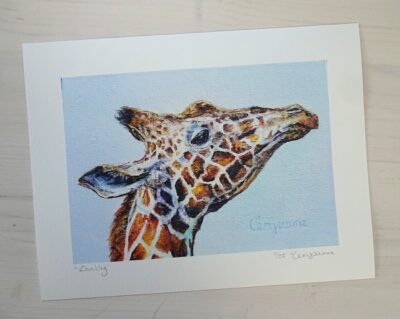 really giraffe limited edition print