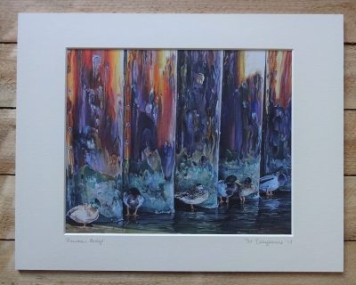 Rainbow bridge print