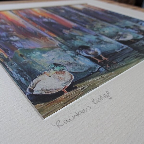 Rainbow Bridge- 8" x 10" Limited Edition Duck Print - Image 2