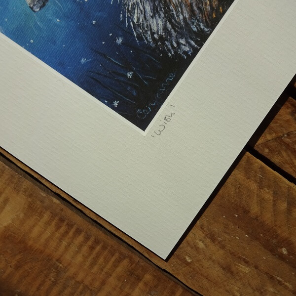 Wish - 5" x 7" Limited Edition Giclee Badger Print - Image 2
