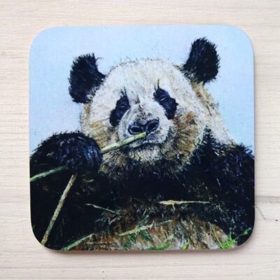 bamboo panda coasters