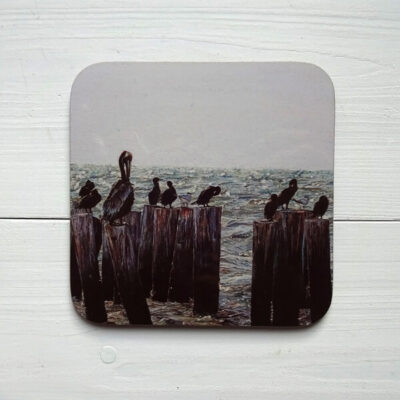 Watching the tide coaster tableware