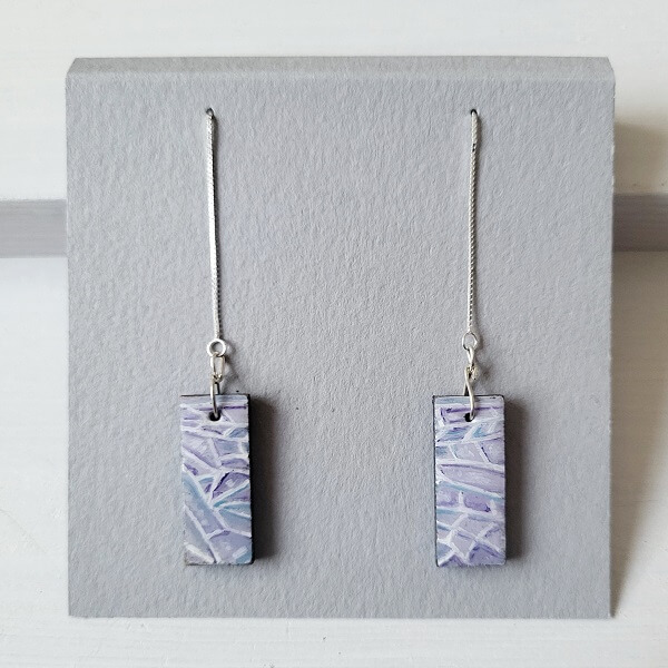 Wings - Hand Painted Earrings - Image 3