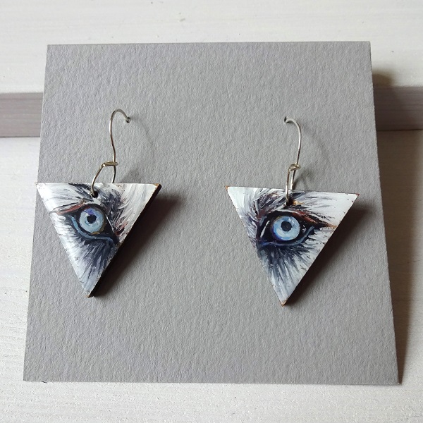 Eyes - Hand Painted Earrings - Image 10
