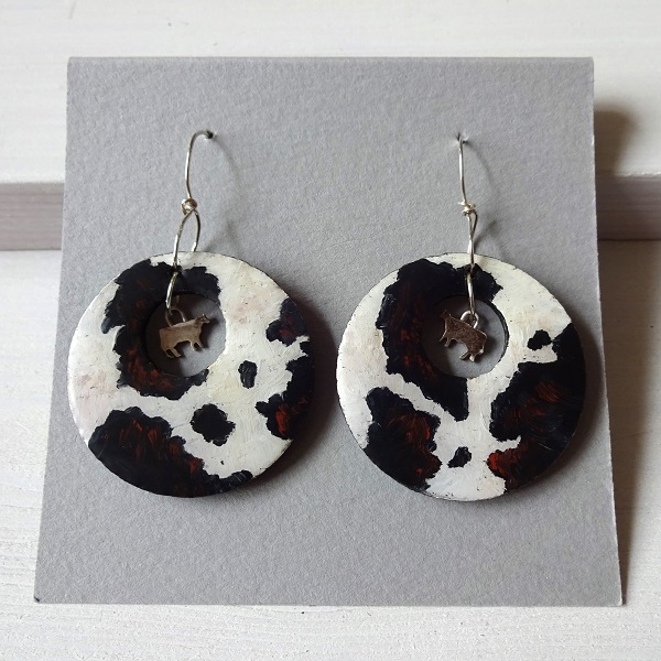 Prints - Hand Painted Earrings - Image 2