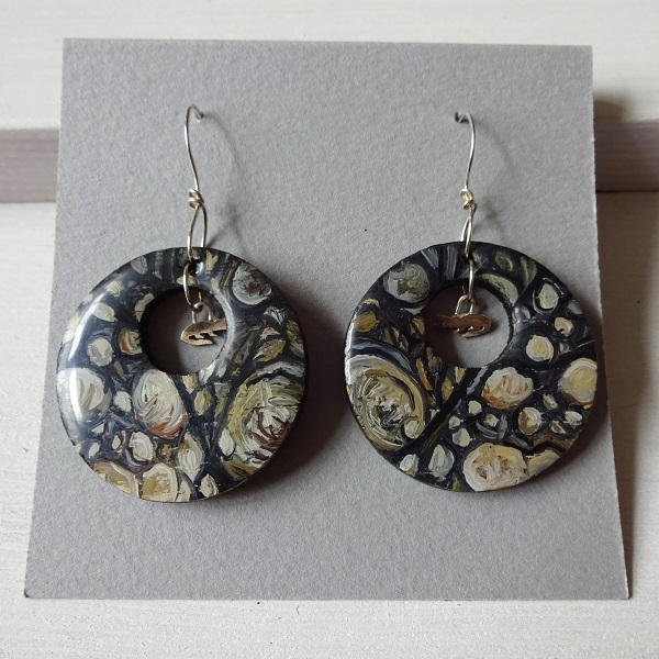 Prints - Hand Painted Earrings - Image 3