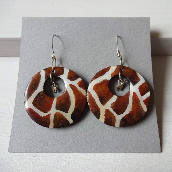 Prints - Hand Painted Earrings - Image 5