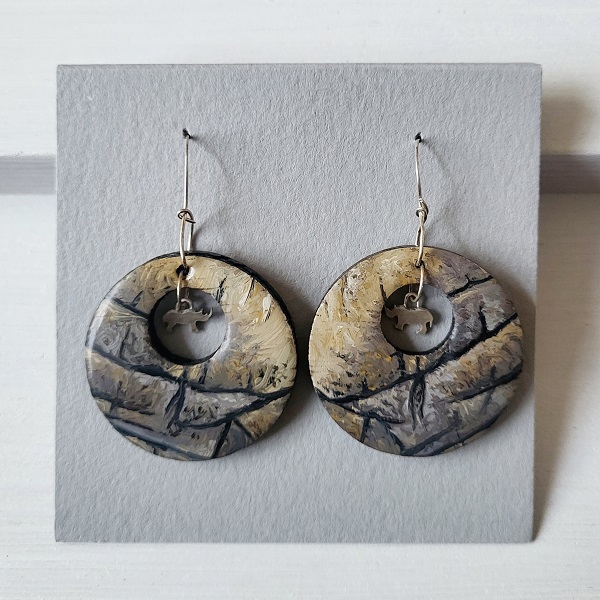 Prints - Hand Painted Earrings - Image 7