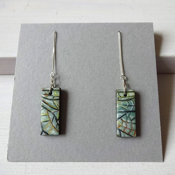 Wings - Hand Painted Earrings - Image 2