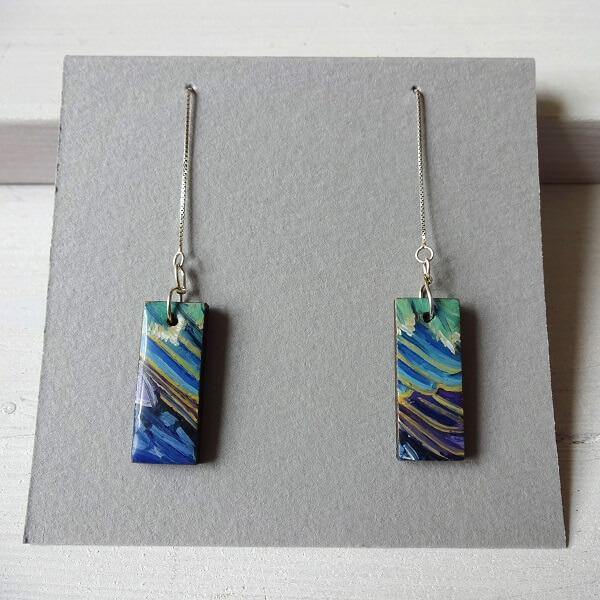 Wings - Hand Painted Earrings - Image 11