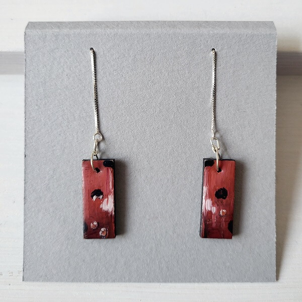 Wings - Hand Painted Earrings - Image 5