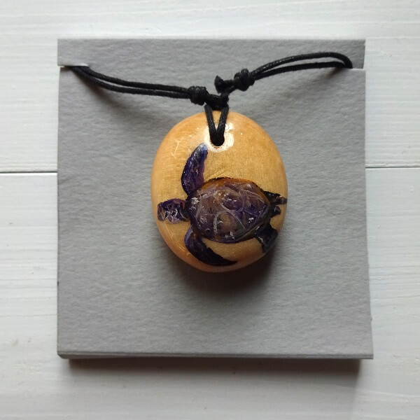 turtle animal spirit pendant