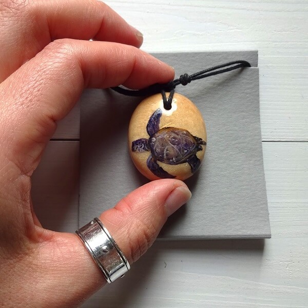 Turtle Animal Spirit Pendant - Patience Totem - Image 4