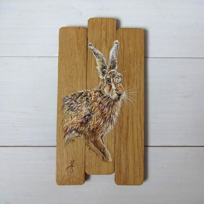 hazel hare oak panel