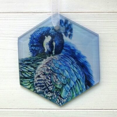 peacock suncatcher
