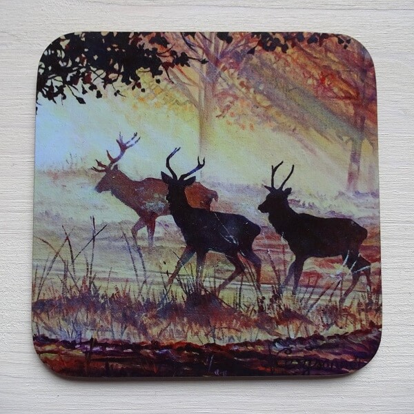Dawn's Breath imperfect coaster