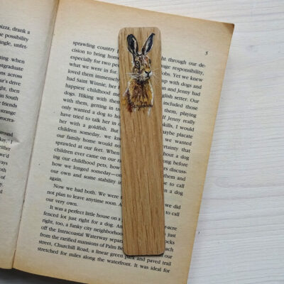 hare portrait miniature art
