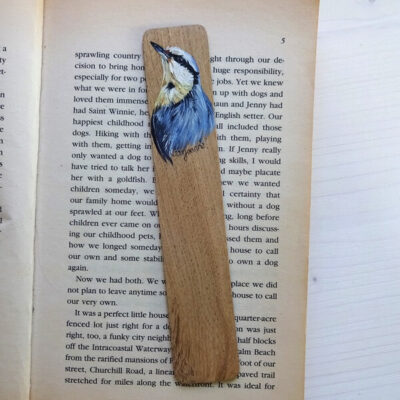nuthatch miniature art