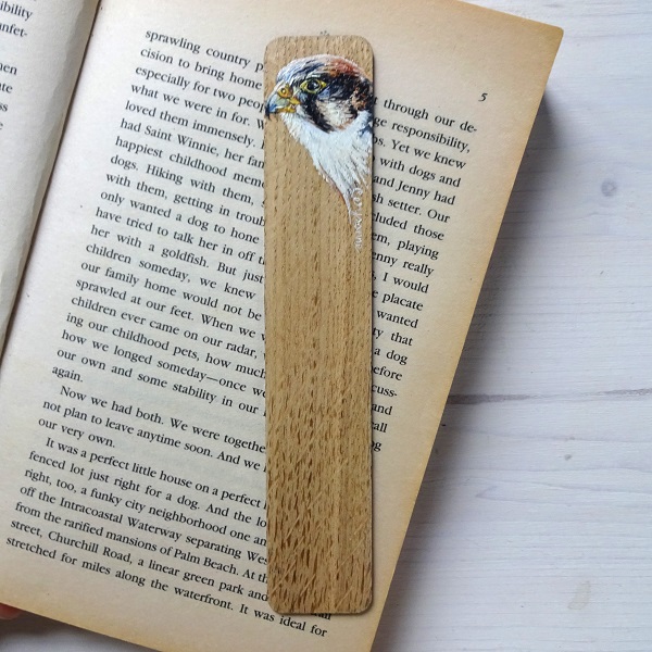 kestrel miniature art