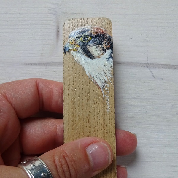 Kestrel Miniature Art Bookmark - Image 3