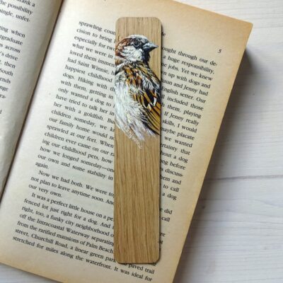 sparrow miniature art