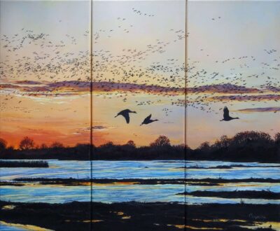 dusk triptych