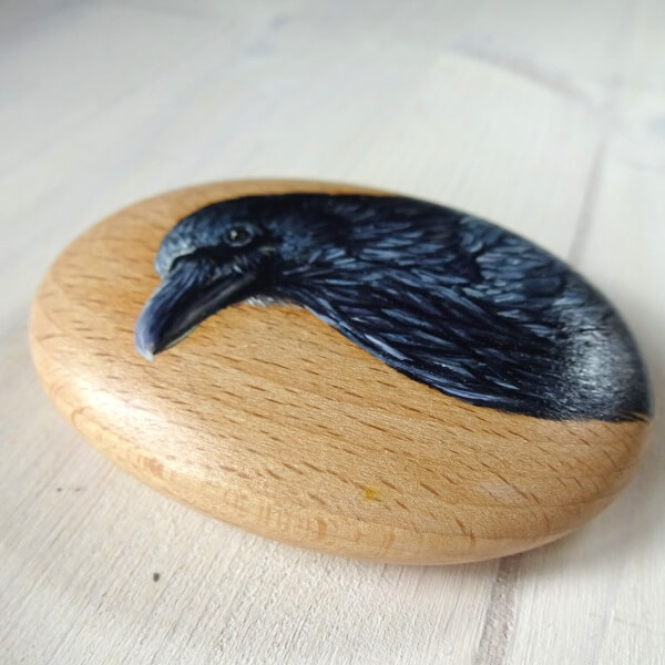 Raven Art Pebble - Image 2
